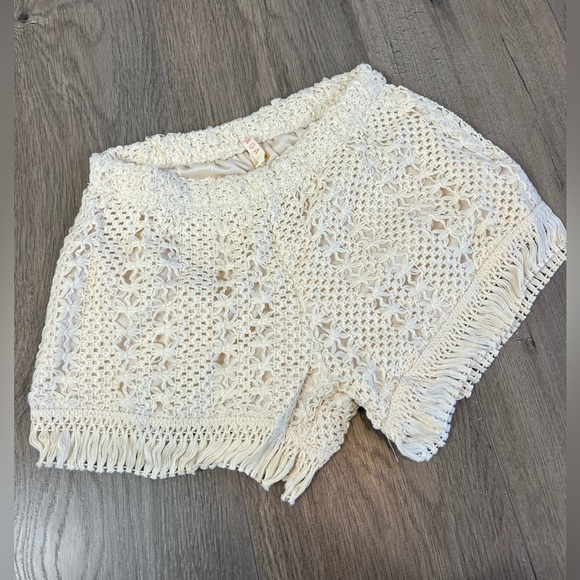 Raga bohemian lace/knit / crochet shorts size S NWT - Picture 1 of 4